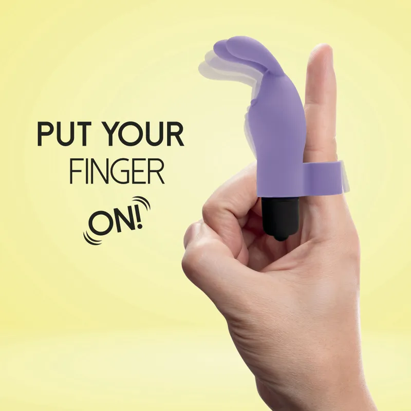Вібронасадка на палець FeelzToys Magic Finger Vibrator Purple