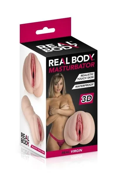 Реалістичний мастурбатор-вагіна Real Body The Virgin, 120 мм