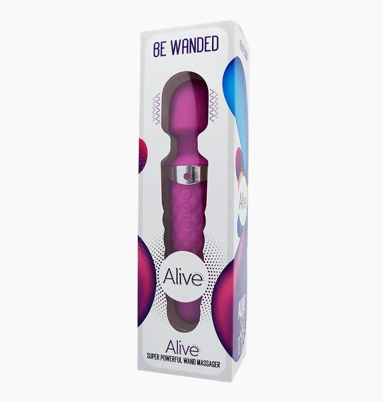 Мінівібромасажер Alive Be Wanded Purple
