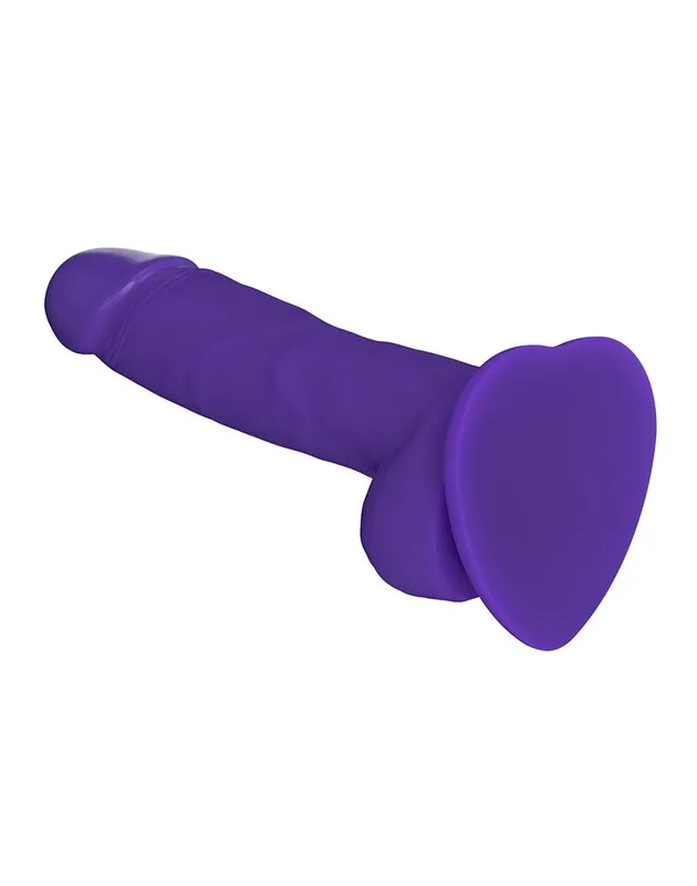 Реалістичний фалоімітатор Strap-On-Me SOFT REALISTIC DILDO Violet, розмір S