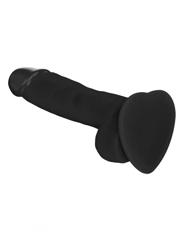 Реалістичний фалоімітатор Strap-On-Me Soft Realistic Dildo Black, розмір M