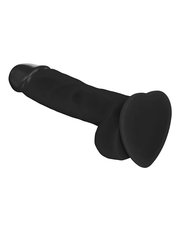 Реалістичний фалоімітатор Strap-On-Me SOFT REALISTIC DILDO Black, розмір L