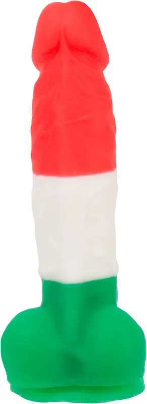 Фалоімітатор ADDICTION - LEONARDO - 7" - 3 COLOURS, 17,8 см, силікон