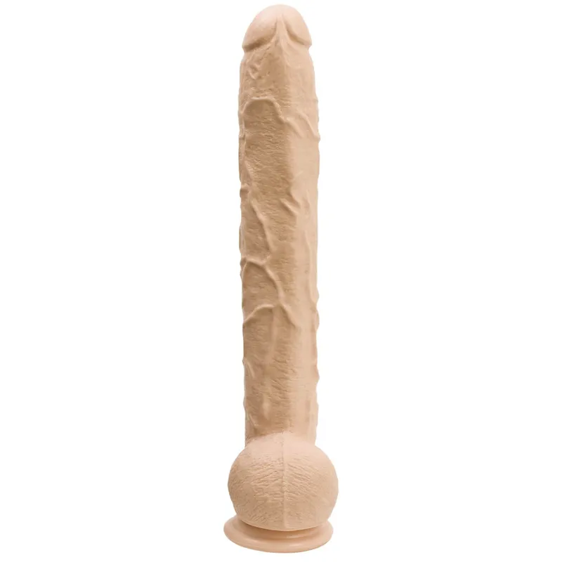 Фалоімітатор Doc Johnson Dick Rambone Cock White, довжина 42 см, діаметр 6 см, ПВХ