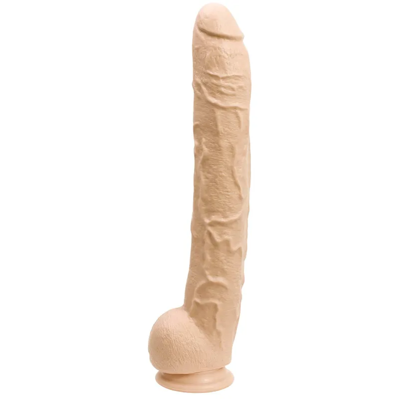 Фалоімітатор Doc Johnson Dick Rambone Cock White, довжина 42 см, діаметр 6 см, ПВХ