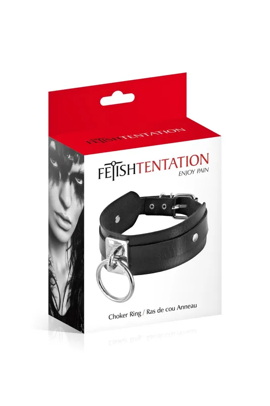 Нашийник з кільцем Fetish Tentation Choker Ring