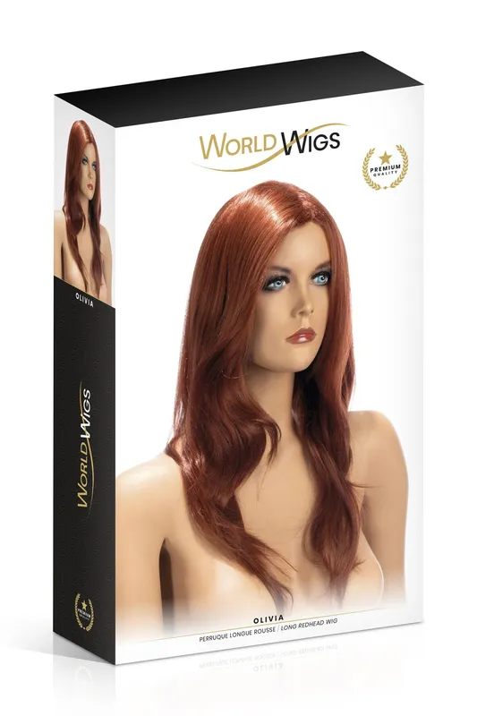 Перука World Wigs OLIVIA LONG REDHEAD, руда, довга
