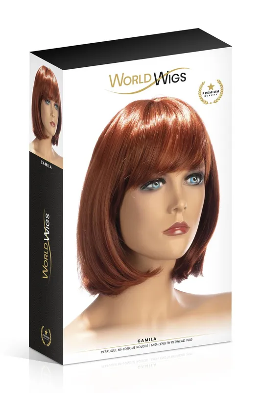 Перука World Wigs CAMILA MID-LENGTH REDHEAD, рудий колір