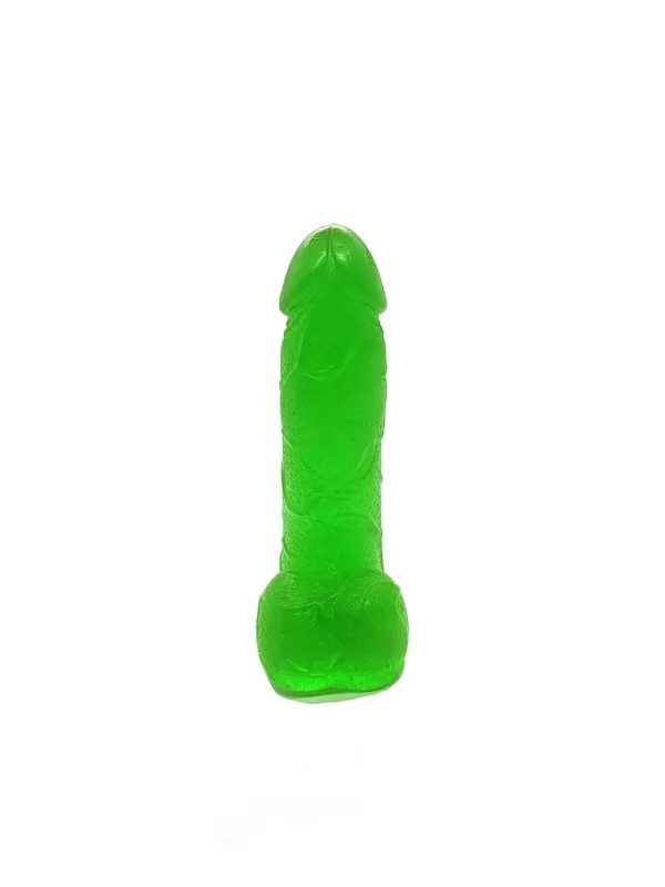 Мило-член на присосці Чистий Кайф, колір Green, розміри M / L / XL