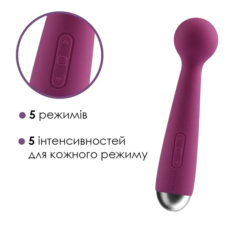 Вібромасажер Svakom Mini Emma Violet з інтелектуальним режимом