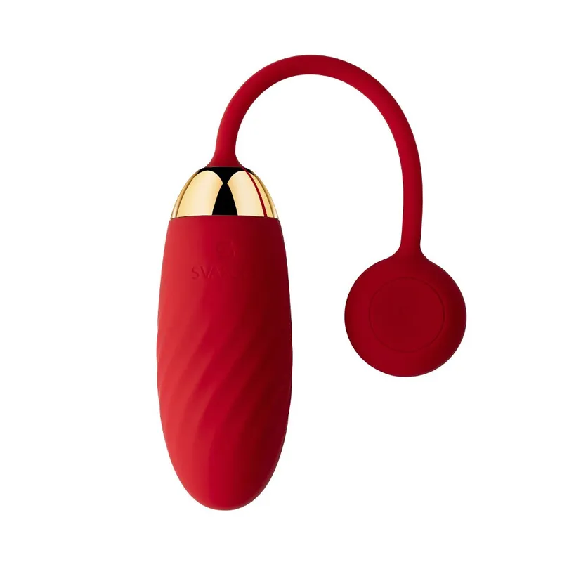 Віброяйце Svakom Ella Red з керуванням через смартфон