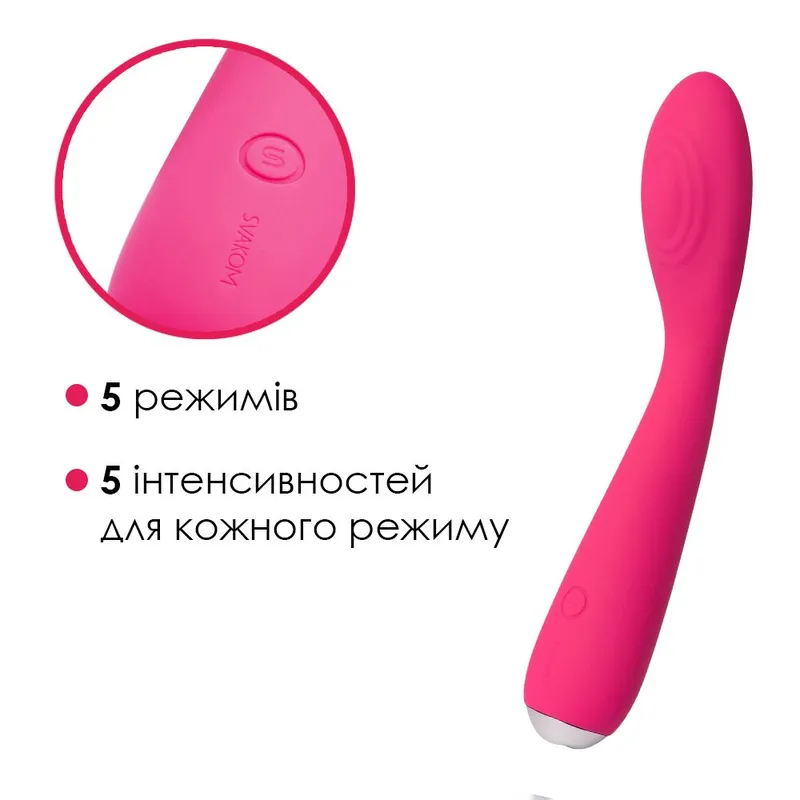 Вібратор для клітора та точки G Svakom Iris, рожевий