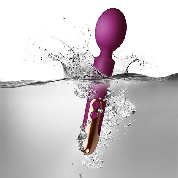 Вібромасажер Rocks Off Oriel Purple, гнучка головка, LED-підсвічування
