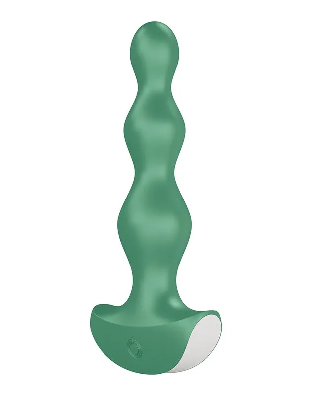 Анальний стимулятор-намистини Satisfyer Lolli-Plug 2 Green з двома моторами