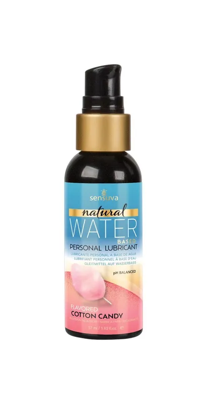 Лубрикант на водній основі Sensuva Natural Water-Based Cotton Candy, 57 мл