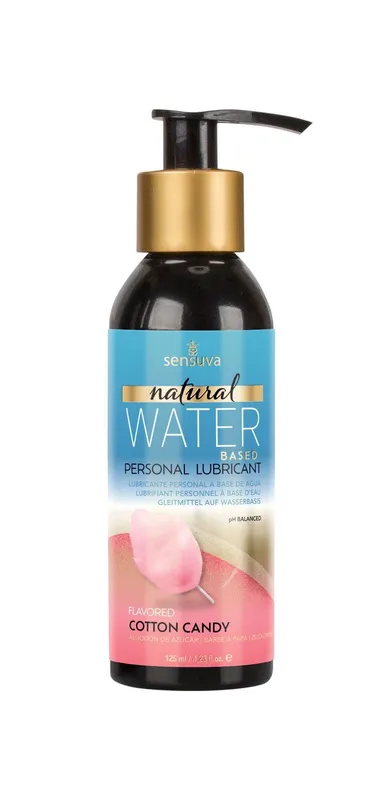 Лубрикант на водній основі Sensuva Natural Water-Based Cotton Candy, 125 мл