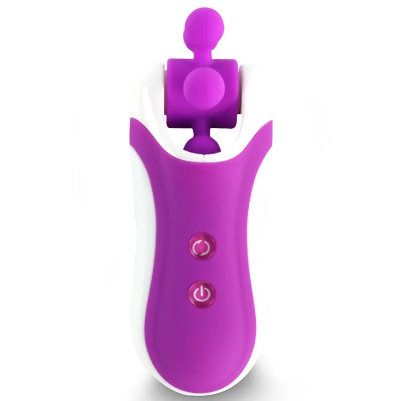 Стимулятор з імітацією оральних пестощів FeelzToys - Clitella, фіолетовий