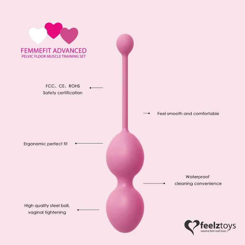 Набір вагінальних кульок FeelzToys FemmeFit Advanced Pelvic Muscle Training Set