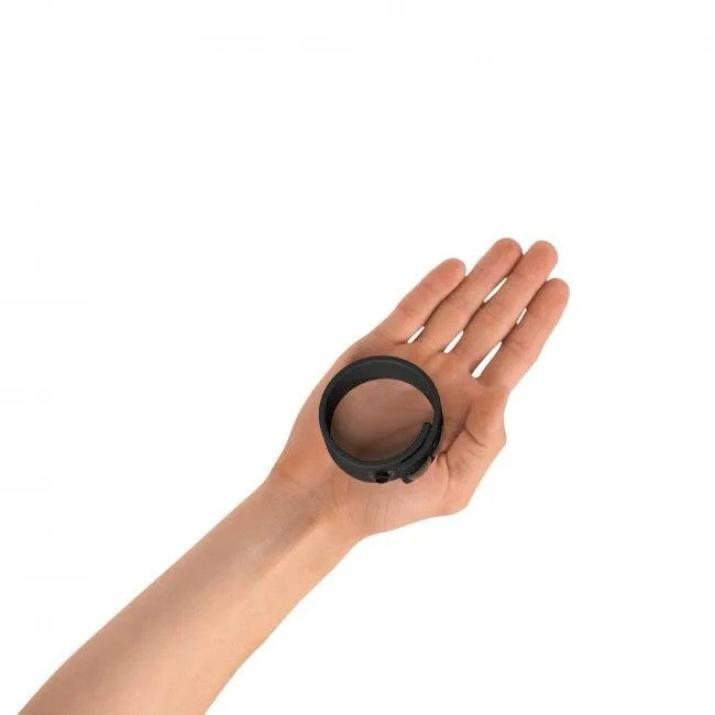 Ерекційне кільце Love To Love HERO RING - Black Onyx, регульоване, на кнопках