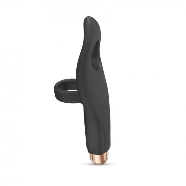 Вібратор на палець Love To Love Tickle me — Black Onyx, перезаряджуваний, 3 способи використання
