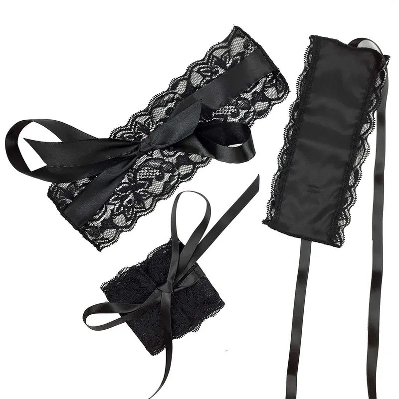 Еротичний набір пов'язка на очі та наручники Art of Sex: Blindfold and Handcuffs Aria