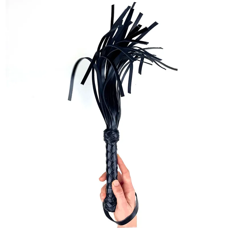 Флоггер Art of Sex Flogger Martinet, 30 хвостів по 35 см, чорний
