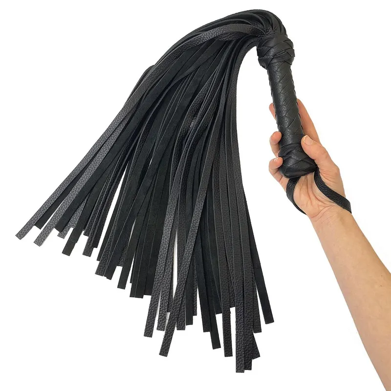 Флоггер BDSM класичний Art of Sex Flogger Classical, натуральна шкіра, 50 хвостів