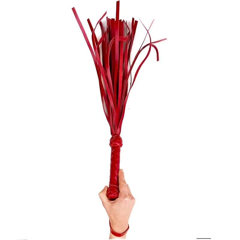 Флогер Art of Sex Flogger Martinet, 30 хвостів по 35 см, червоний