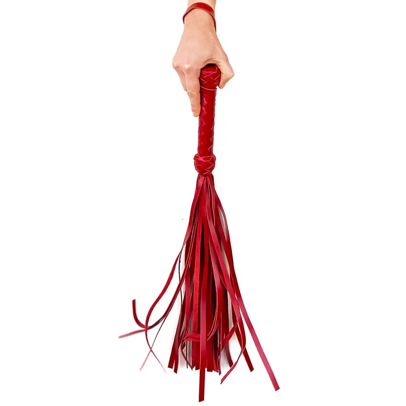 Флогер Art of Sex Flogger Martinet, 30 хвостів по 35 см, червоний
