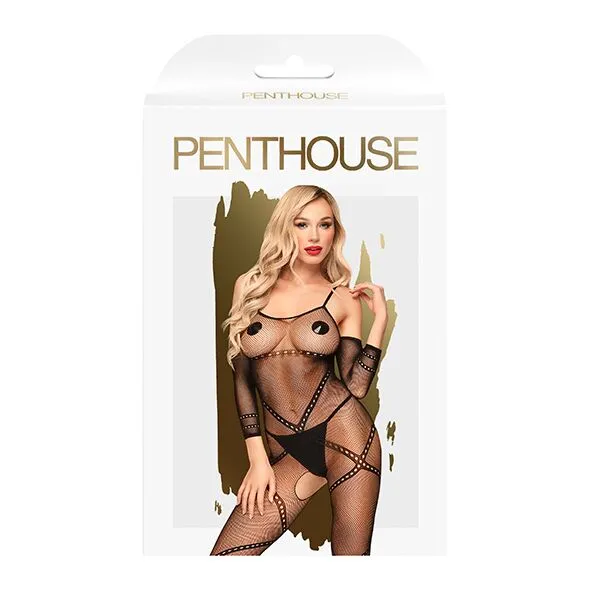 Бодістокінг Penthouse Under Arrest Black, розмір XL
