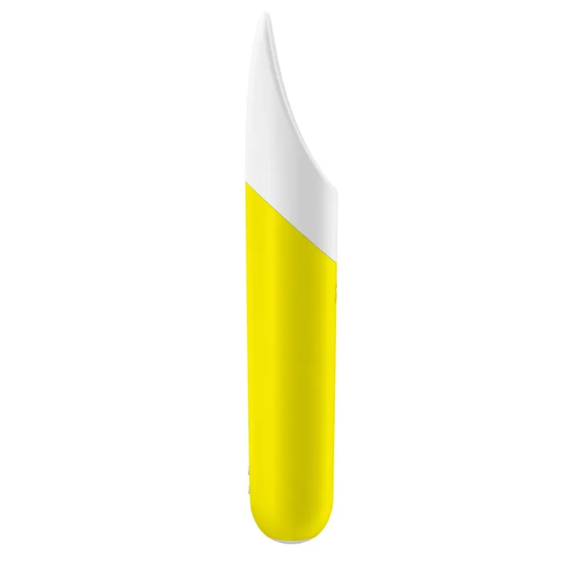 Мінівібратор Satisfyer Ultra Power Bullet 7 Yellow з гнучким язичком
