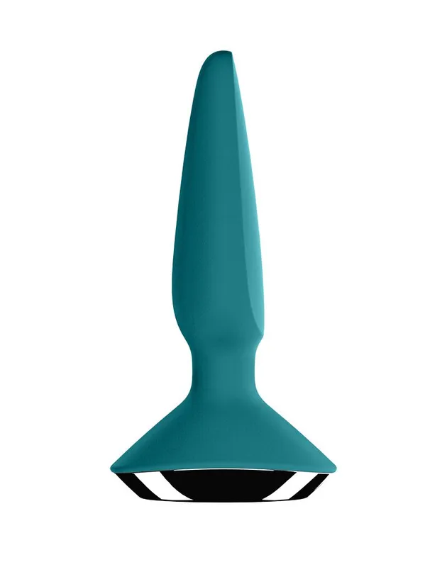 Анальна смарт-вібропробка Satisfyer Plug-ilicious 1 Petrol