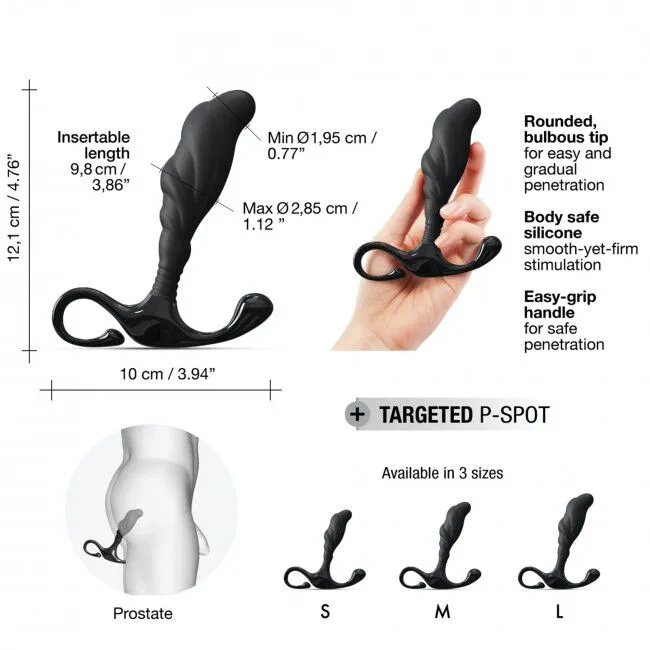 Масажер простати Dorcel Expert P size L, чорний