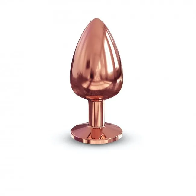 Металева анальна пробка Dorcel Diamond Plug L, мідна