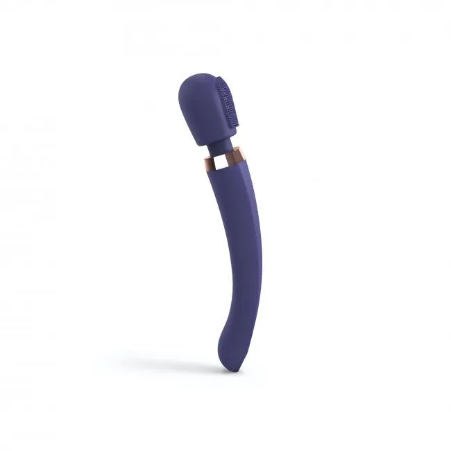 Вібромасажер з силіконовою щіточкою Love To Love Brush Crush – Midnight Indigo, фіолетовий
