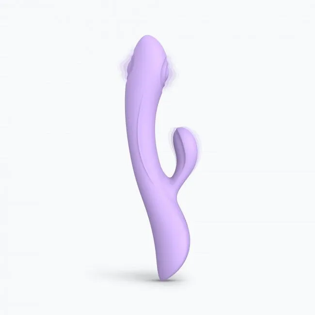 Вібратор-кролик Love To Love Bunny&Clyde Viva Mauve з масажем точки G