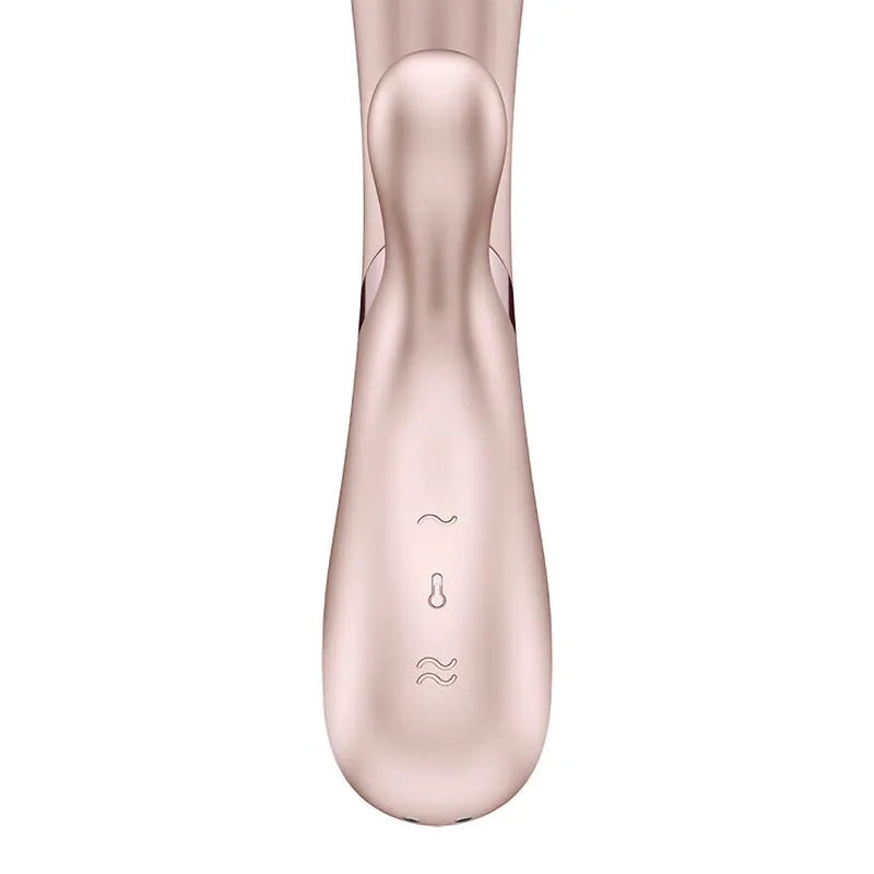 Смарт вібратор-кролик з підігрівом Satisfyer Hot Lover Nude
