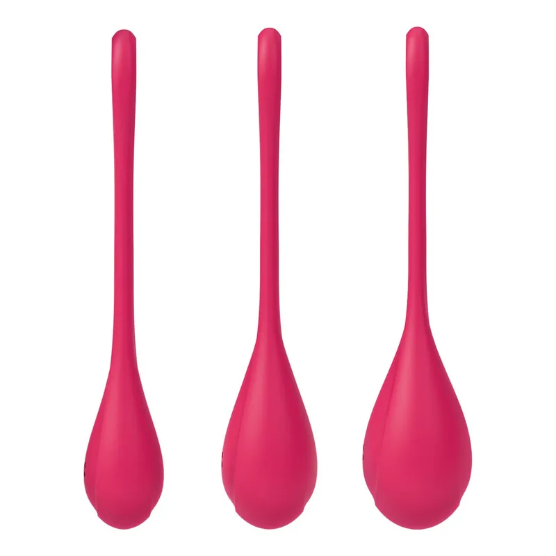 Набір вагінальних кульок Satisfyer Yoni Power 1 Red, діаметр 2-3 см