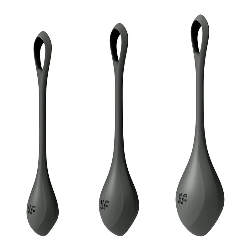 Набір вагінальних кульок Satisfyer Yoni Power 2 Black, діаметр 2-3 см