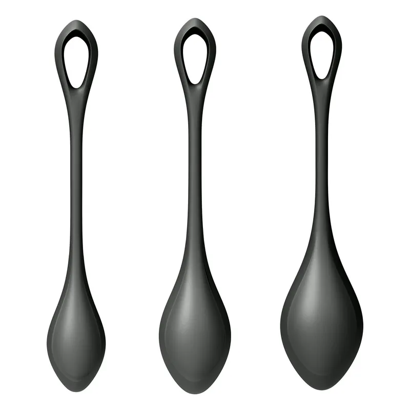 Набір вагінальних кульок Satisfyer Yoni Power 2 Black, діаметр 2-3 см
