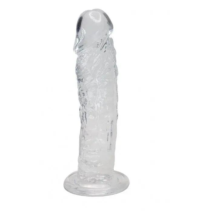 Фалоімітатор Alive Jelly Dildo Empire прозорий, TPE, присоска, довжина 19,3 см