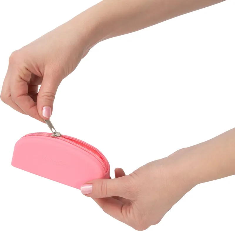 Сумка для зберігання секс-іграшок PowerBullet Silicone Storage Zippered Bag Pink