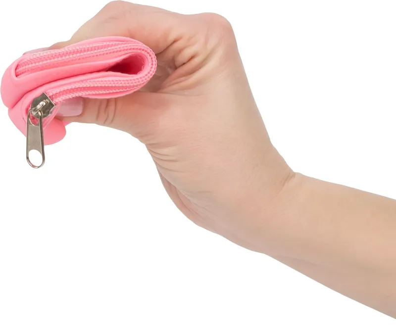 Сумка для зберігання секс-іграшок PowerBullet Silicone Storage Zippered Bag Pink