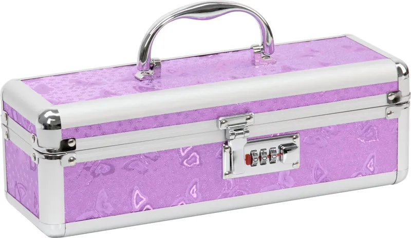 Кейс для зберігання секс-іграшок BMS Factory The Toy Chest Lokable Vibrator Case Purple