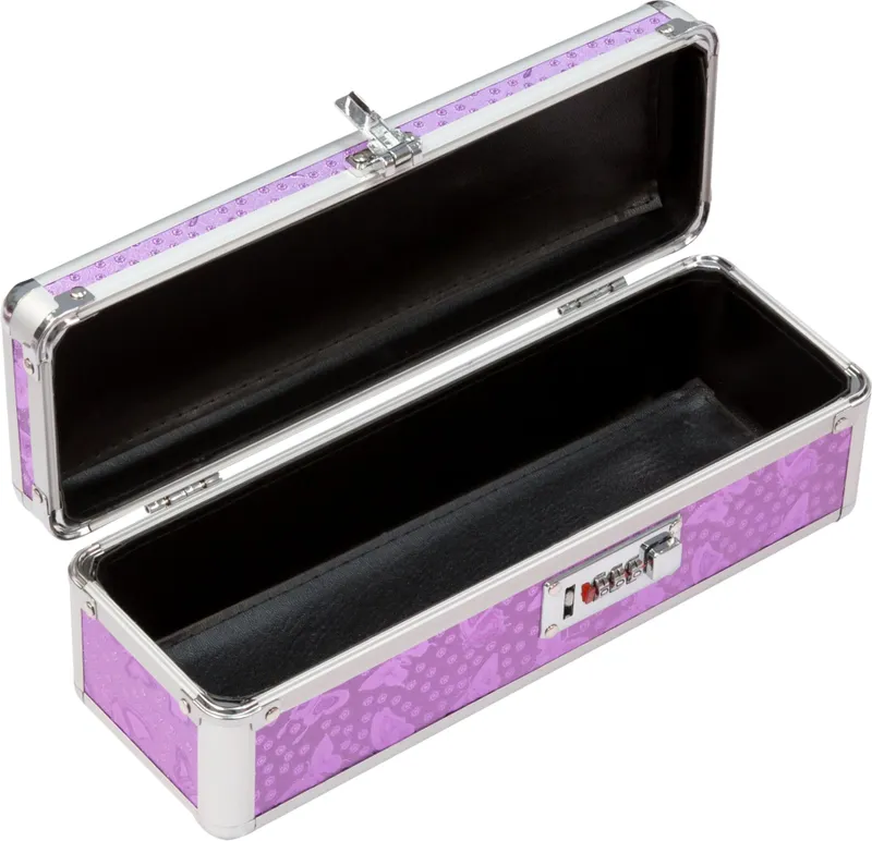 Кейс для зберігання секс-іграшок BMS Factory The Toy Chest Lokable Vibrator Case Purple