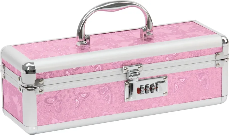 Кейс для зберігання секс-іграшок BMS Factory - The Toy Chest Lokable Vibrator Case Pink