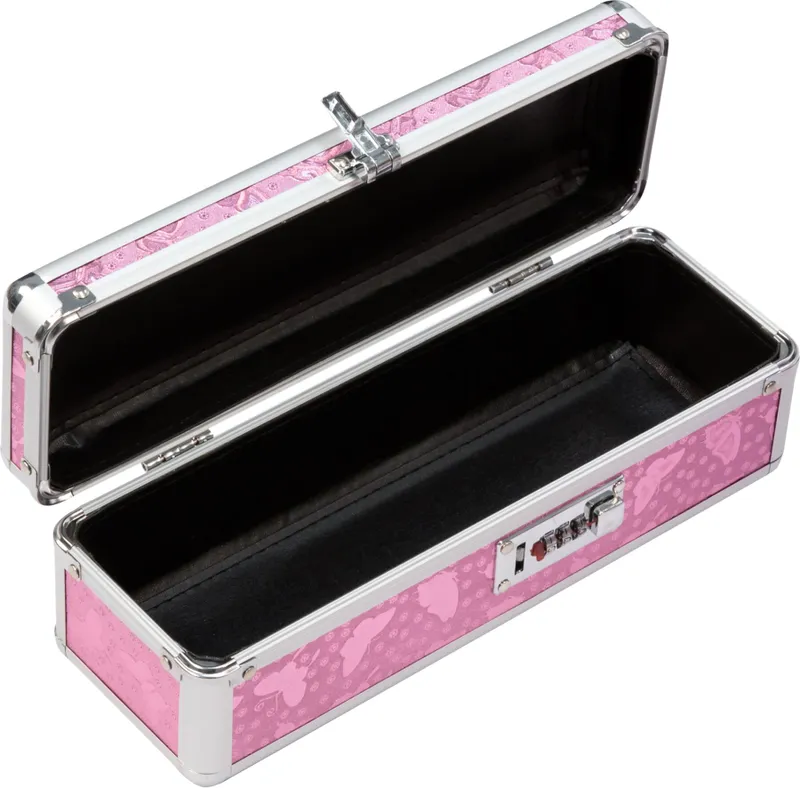 Кейс для зберігання секс-іграшок BMS Factory - The Toy Chest Lokable Vibrator Case Pink