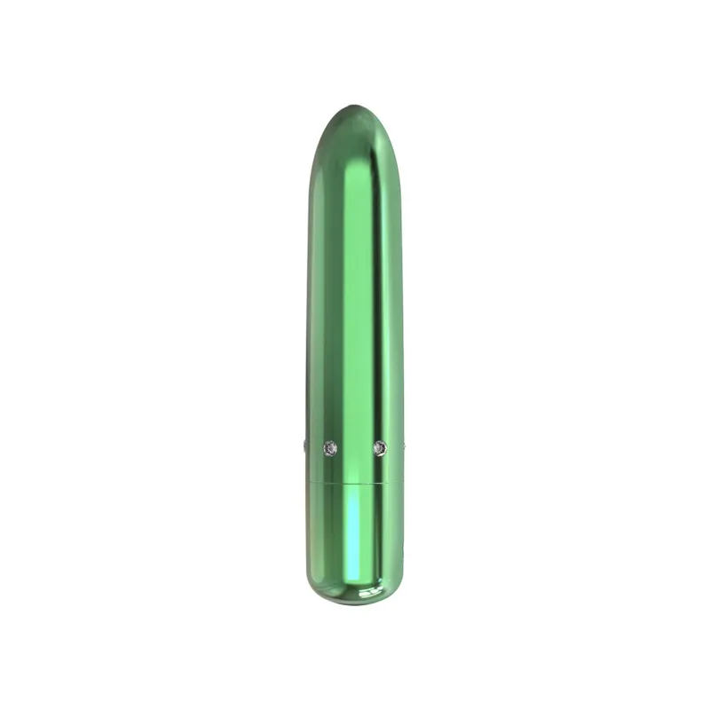 Віброкуля PowerBullet - Pretty Point Rechargeable Bullet Teal, зелена