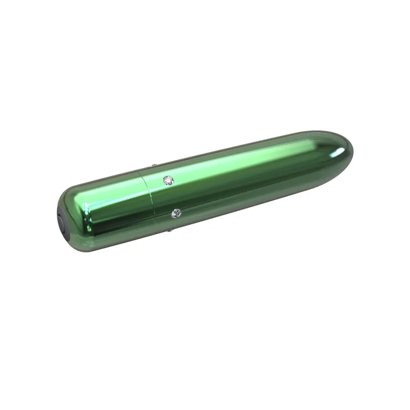 Віброкуля PowerBullet - Pretty Point Rechargeable Bullet Teal, зелена