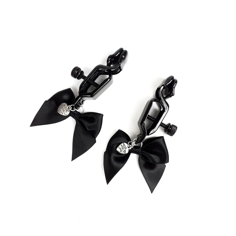 Затискачі для сосків Art of Sex Nipple Clamps Black Bow